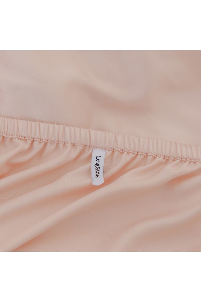 Organic Natural Sateen Bed Sheet Set, Alternate, color, Blush