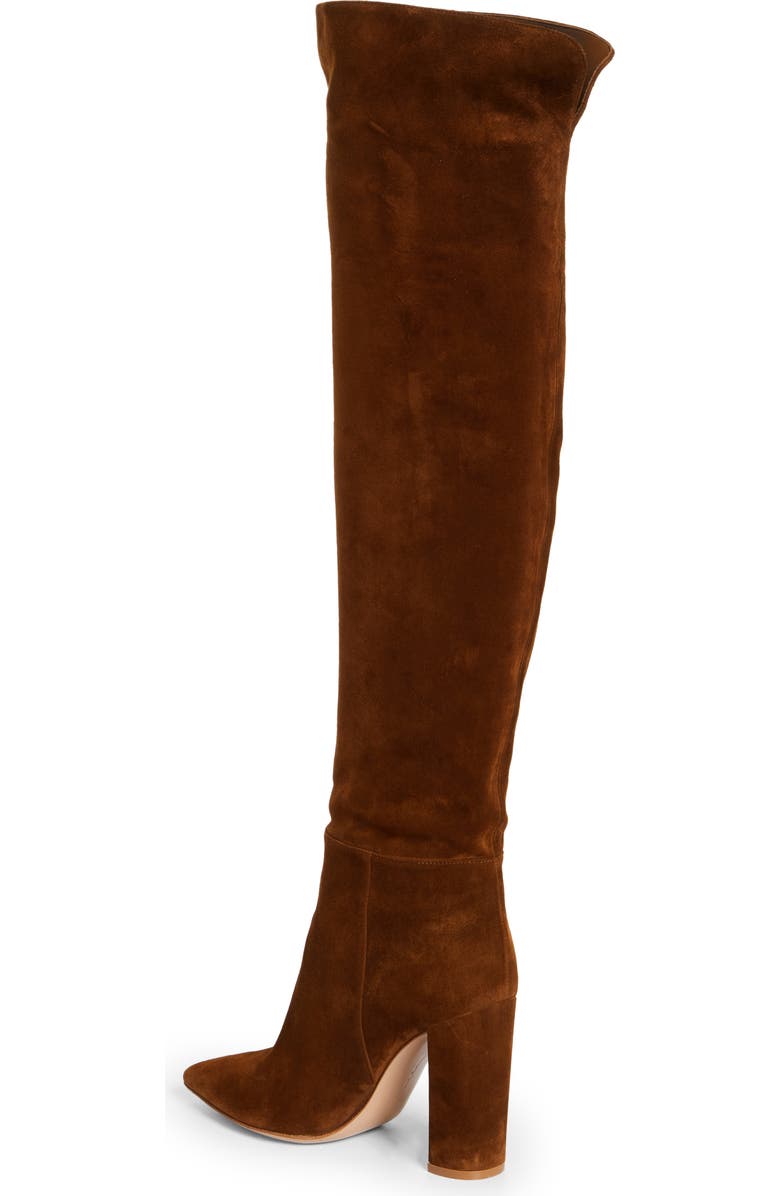 Gianvito Rossi Piper Pointed Toe Over the Knee Boot, Alternate, color,