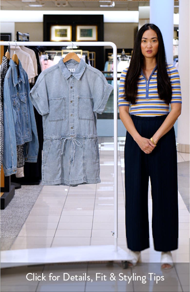 Surfside Denim Romper, sales video thumbnail