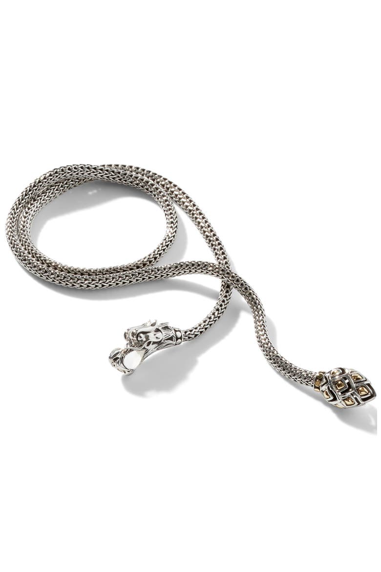 Naga Y-Necklace, Alternate, color, SILVER AND GOLD