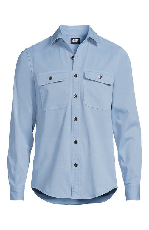 LANDS' END LANDS' END SUN WASHED OVERSHIRT