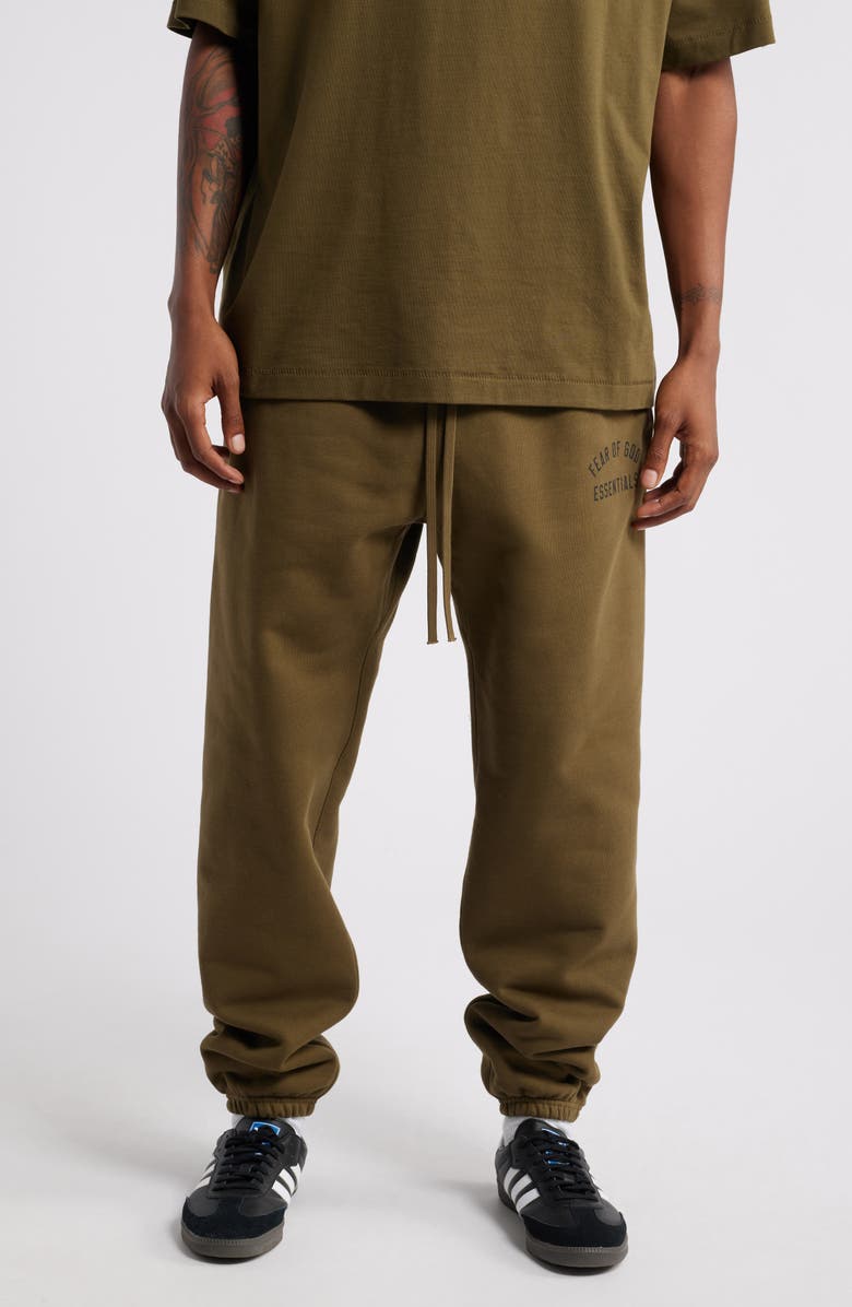 Fear of God Essentials Essential Cotton Blend Fleece Sweatpants, Main, color, 