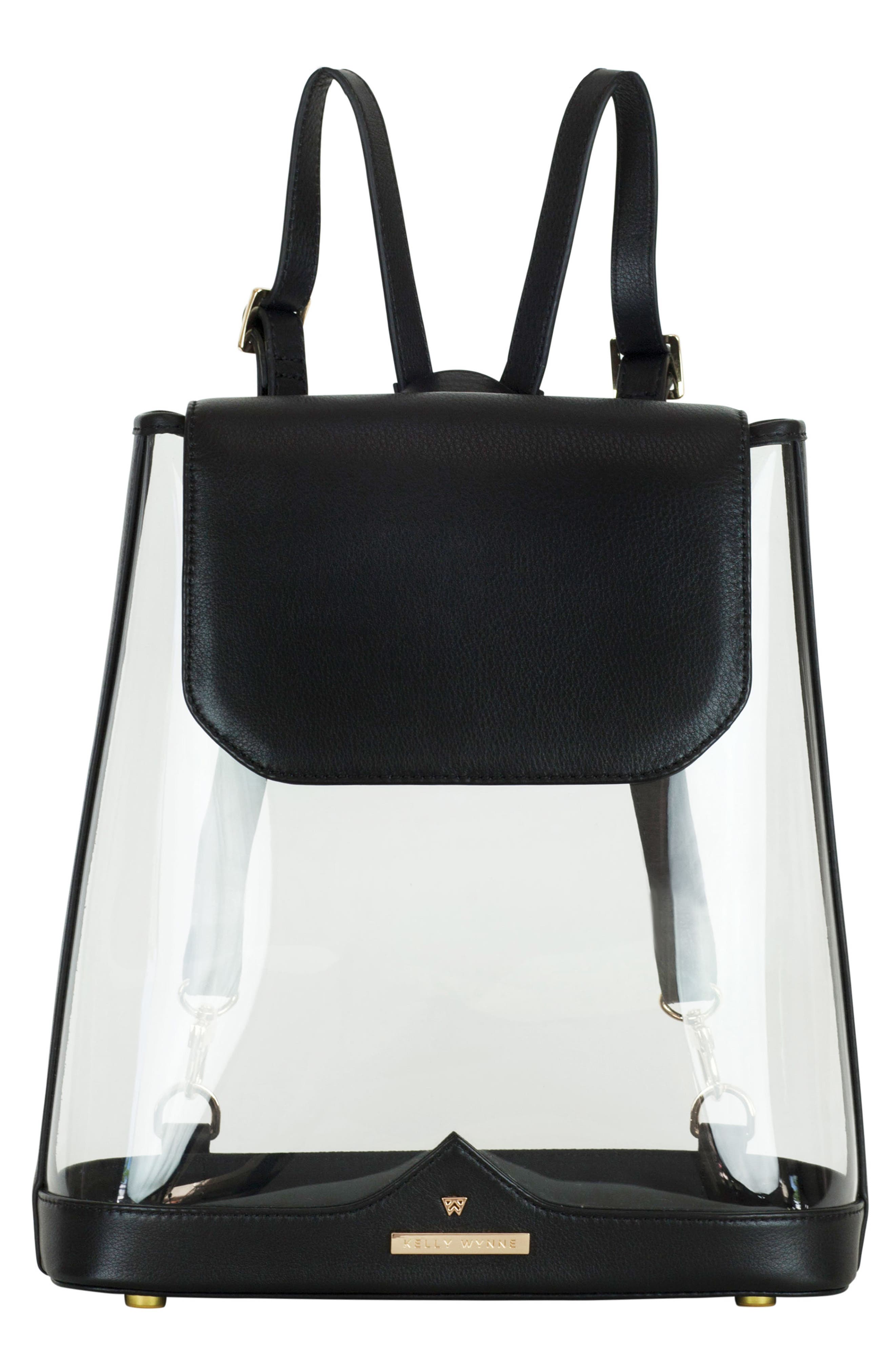 Kelly Wynne Clear BYOBackpack, Main, color, 