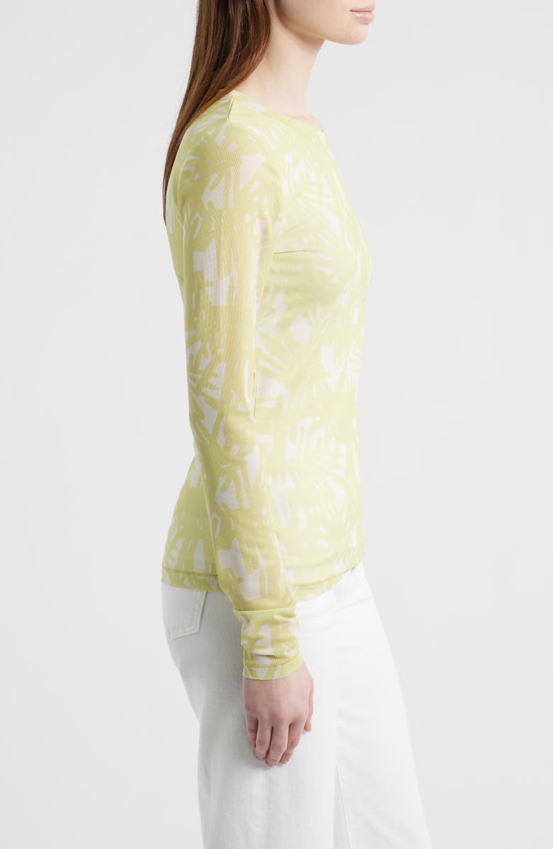 rag & bone Yana Tie Dye Long Sleeve T-Shirt, Alternate, color, Endive