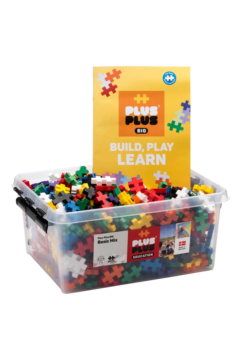 600-Piece BIG Basic Playset in a Tub, Main, color, BLUE