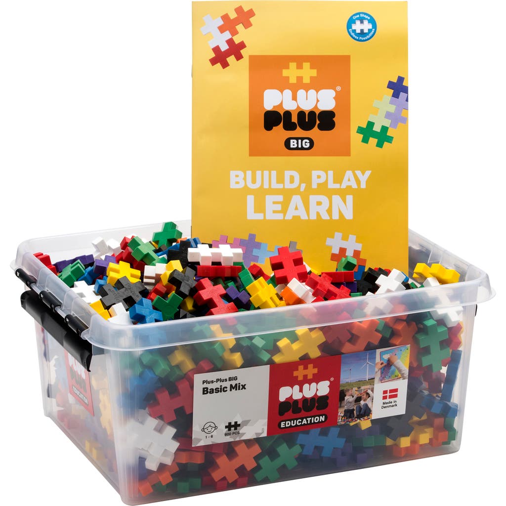 Plus-Plus USA 600-Piece BIG Basic Playset in a Tub in Blue  product