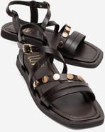 Forever & Always Shoes Poole Leather Multi Strap Sandal