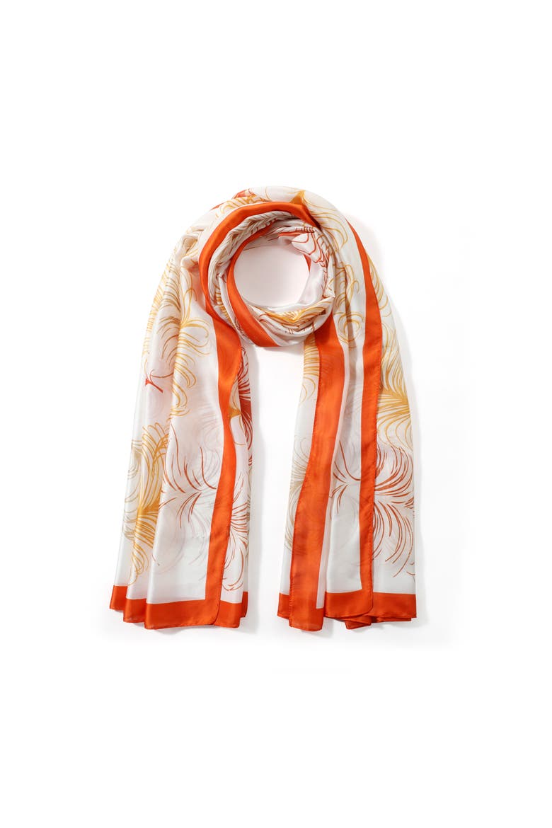 The Maribel Scarf, Main, color, Orange
