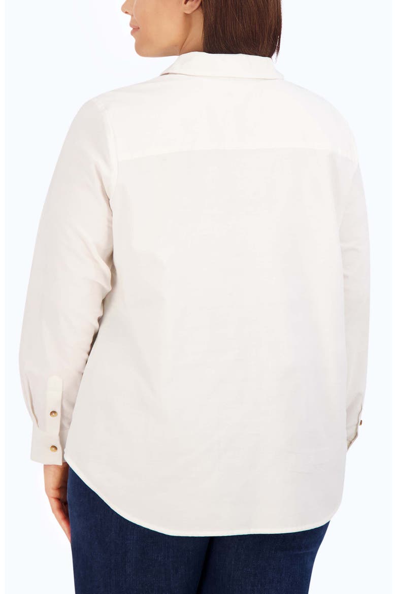 Haven Cotton Corduroy Button-Up Shirt, Alternate, color, IVORY