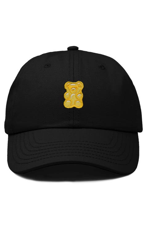Yellow Gummy Embroidered Dad Cap