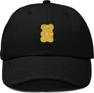 Dalix Yellow Gummy Embroidered Dad Cap