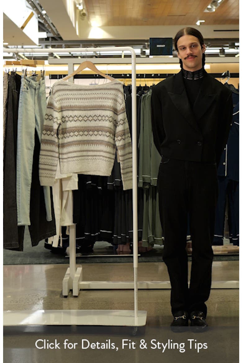 Fair Isle Crewneck Sweater video