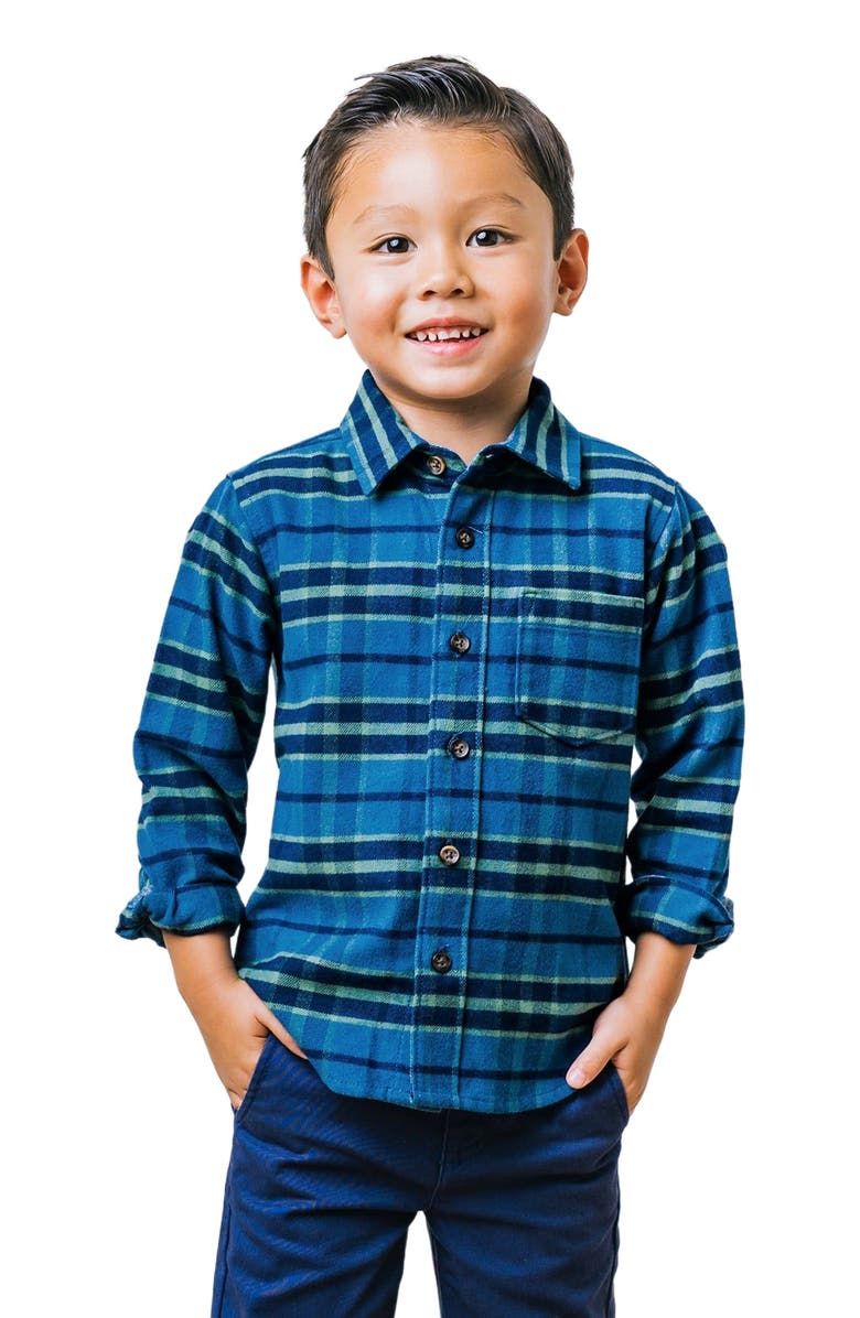 Hope & Henry Boys' Organic Flannel Shirt, Kids, Main, color, 
