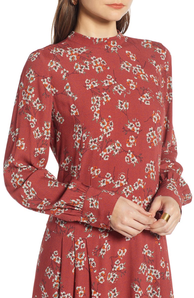 Treasure & Bond Femme Midi Dress, Alternate, color, 