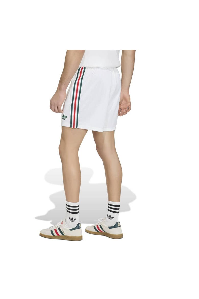 Men's adidas White Mexico National Team Originals Shorts, Alternate, color, White