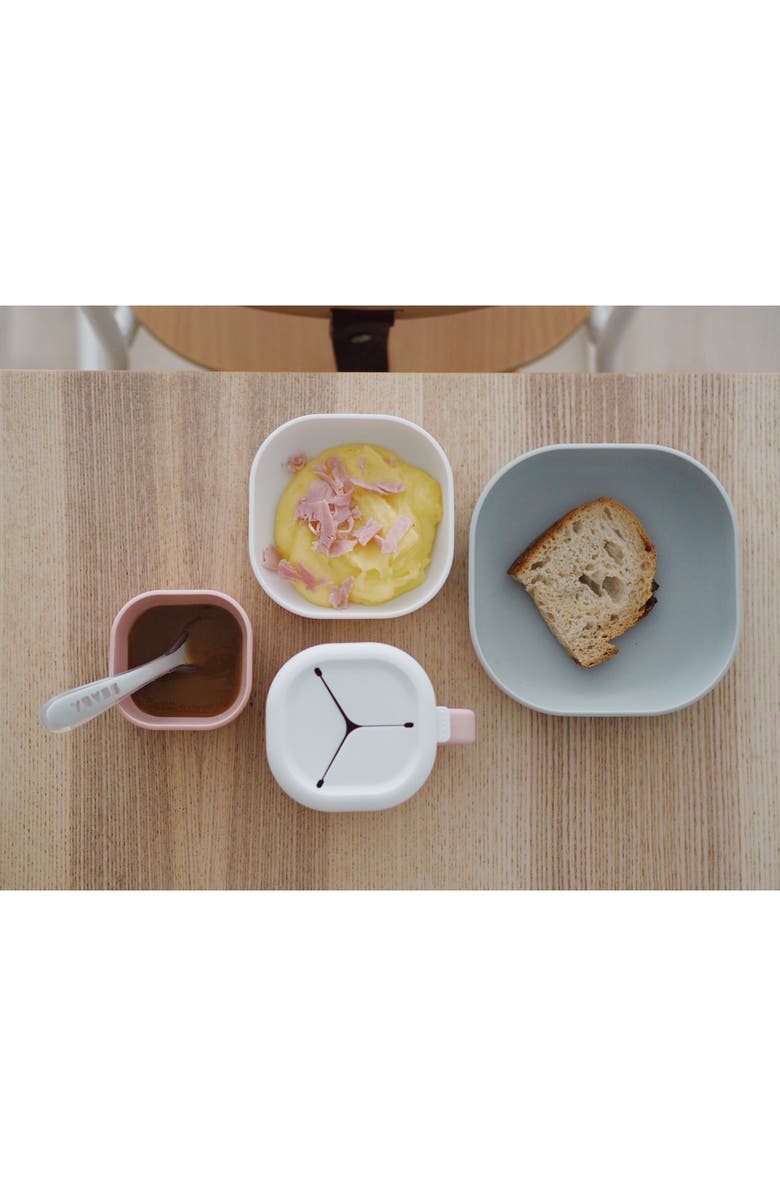 BEABA 3-Piece Beaba Mealtime Nesting Bowls, Alternate, color, Grey