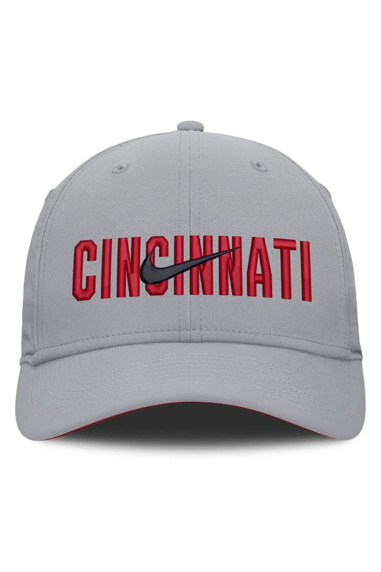 Men's Nike  Gray Cincinnati Reds Primetime Rise Dri-FIT Flex Hat, Alternate, color, Gray