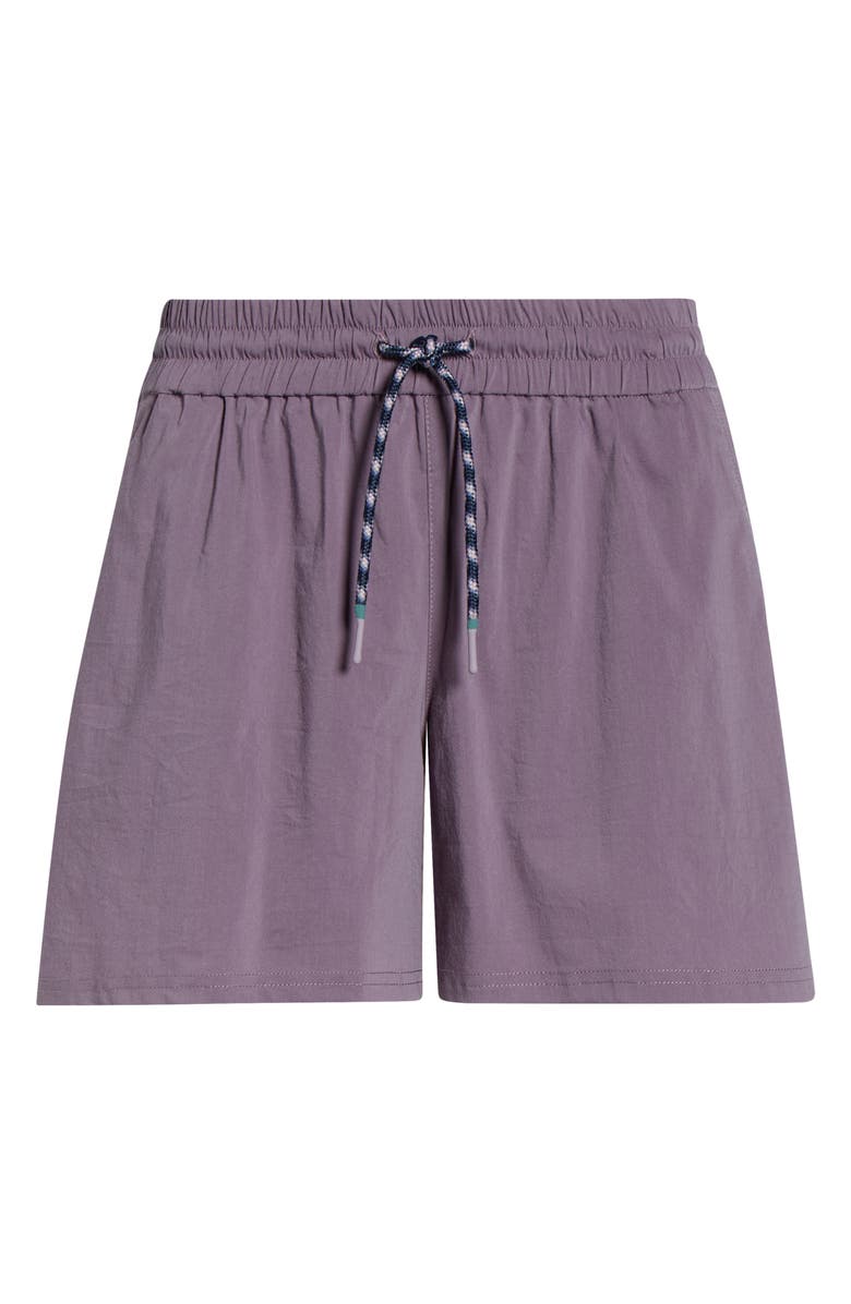 Smartwool Merino Wool Blend Drawstring Shorts, Main, color, Purple Storm