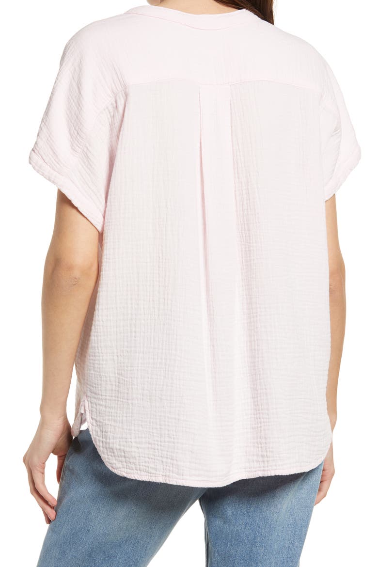 Desmond Organic Cotton Top, Alternate, color, PINK SUN WASH