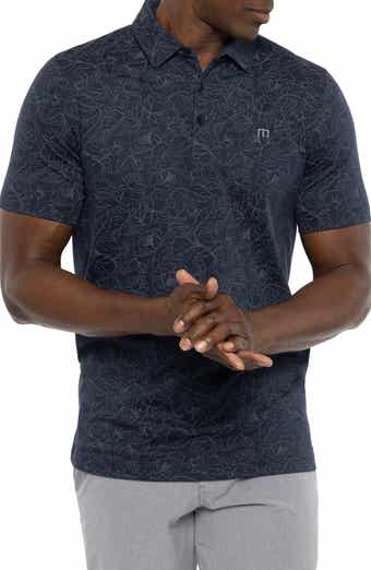 Monstera Print Piqué Polo