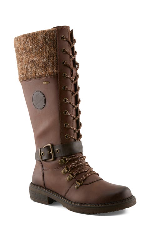 Rizza Tall Faux Leather Boot