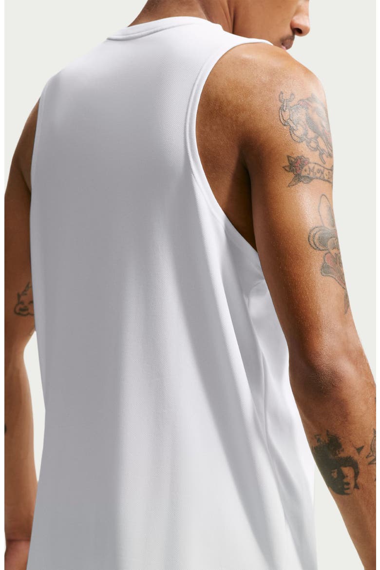 Miler Dri-FIT Running Tank, Alternate, color, WHITE/ REFLECTIVE SILVER