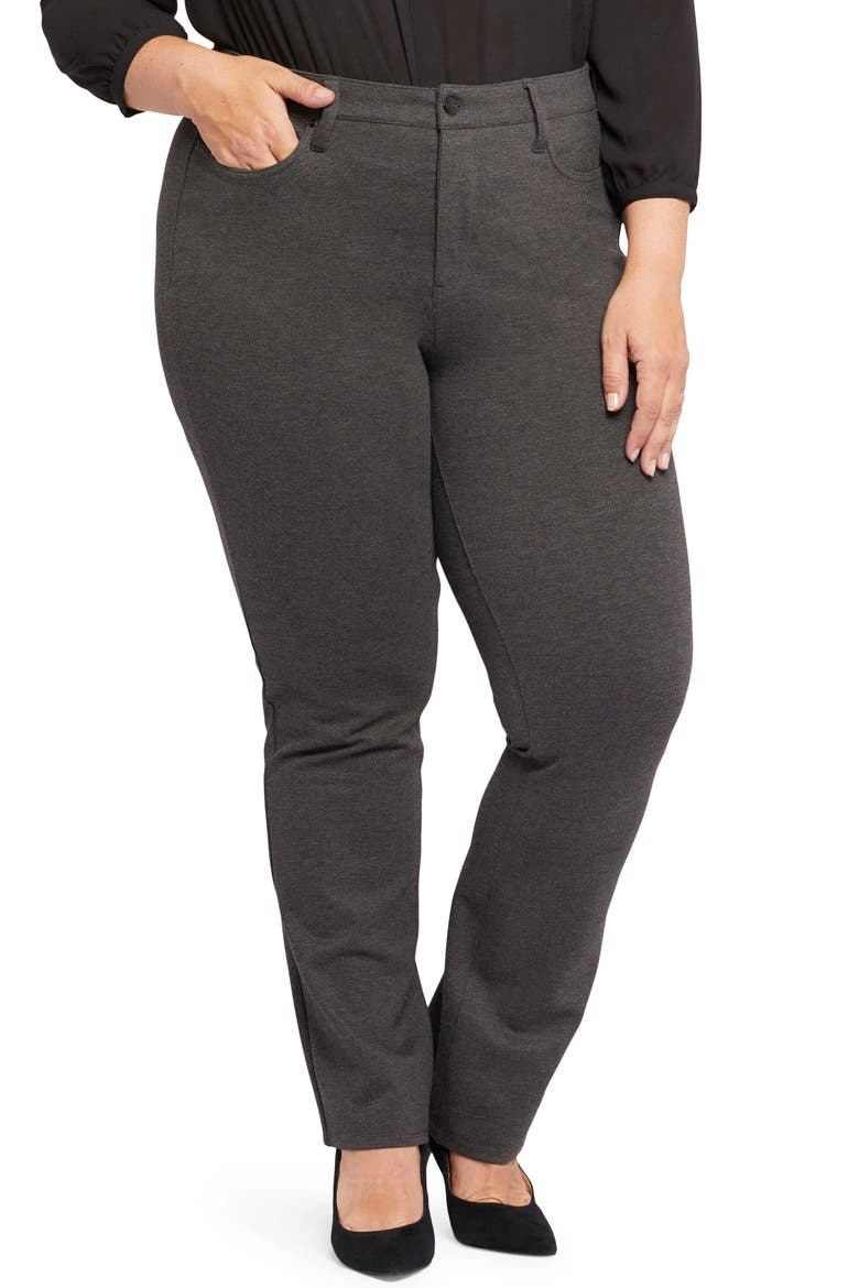Marilyn Straight Leg Pants, Main, color, CHARCOAL HEATHERED