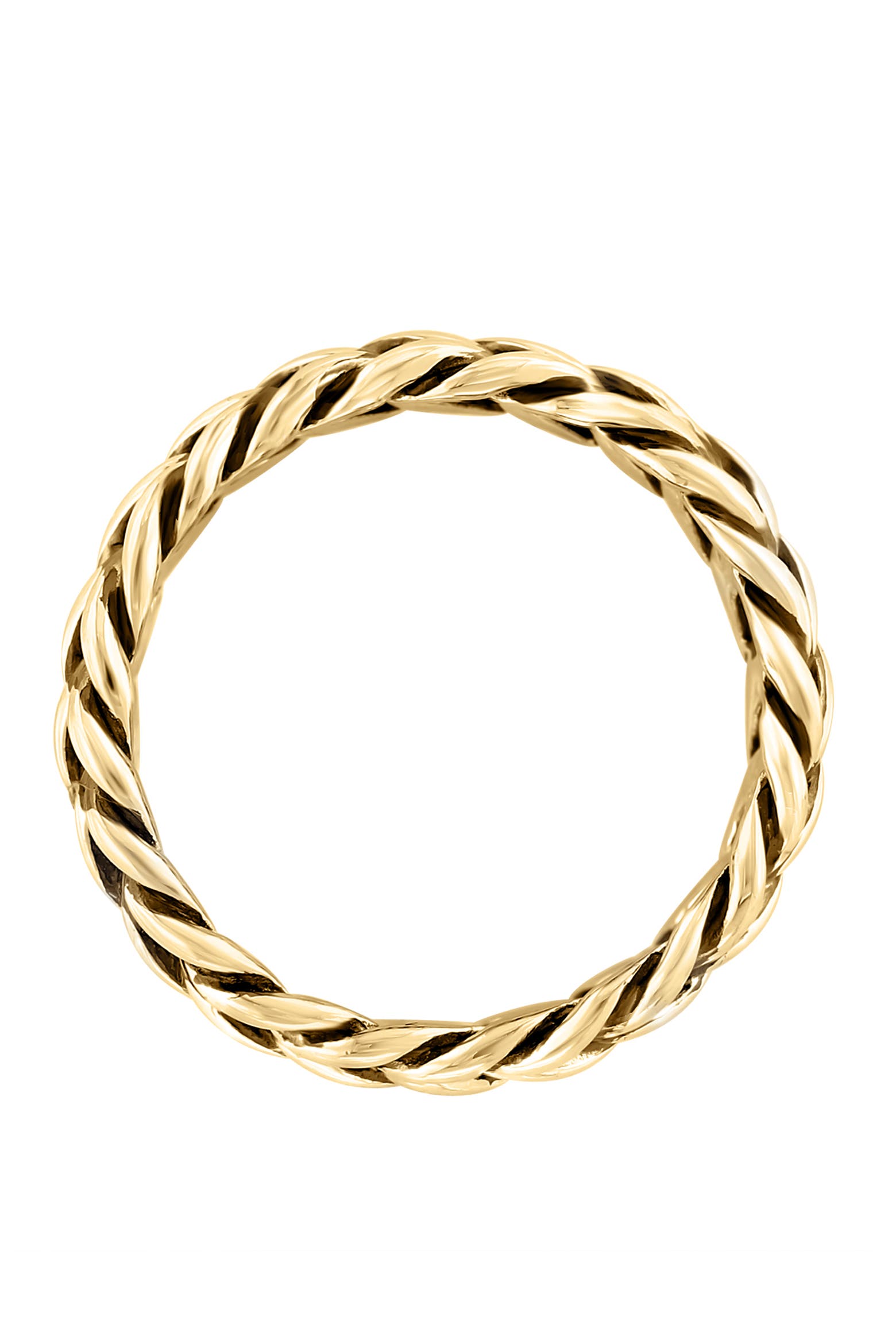 Braid Texture Gold EFFY Braided Chain Ring In Gold-plated Sterling Silver (Men) | Nordstrom