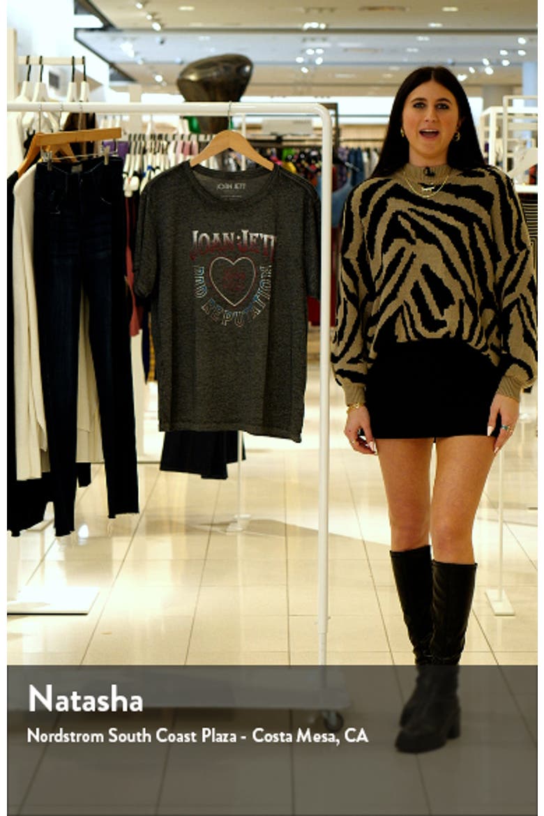 Joan Jett Bad Reputation Burnout Graphic Tee video