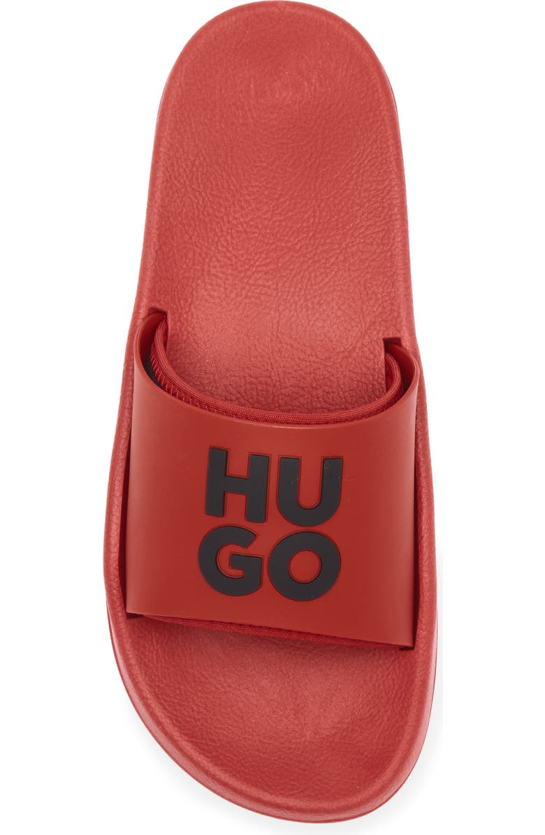 BOSS Nil Slide Sandal, Alternate, color, Red