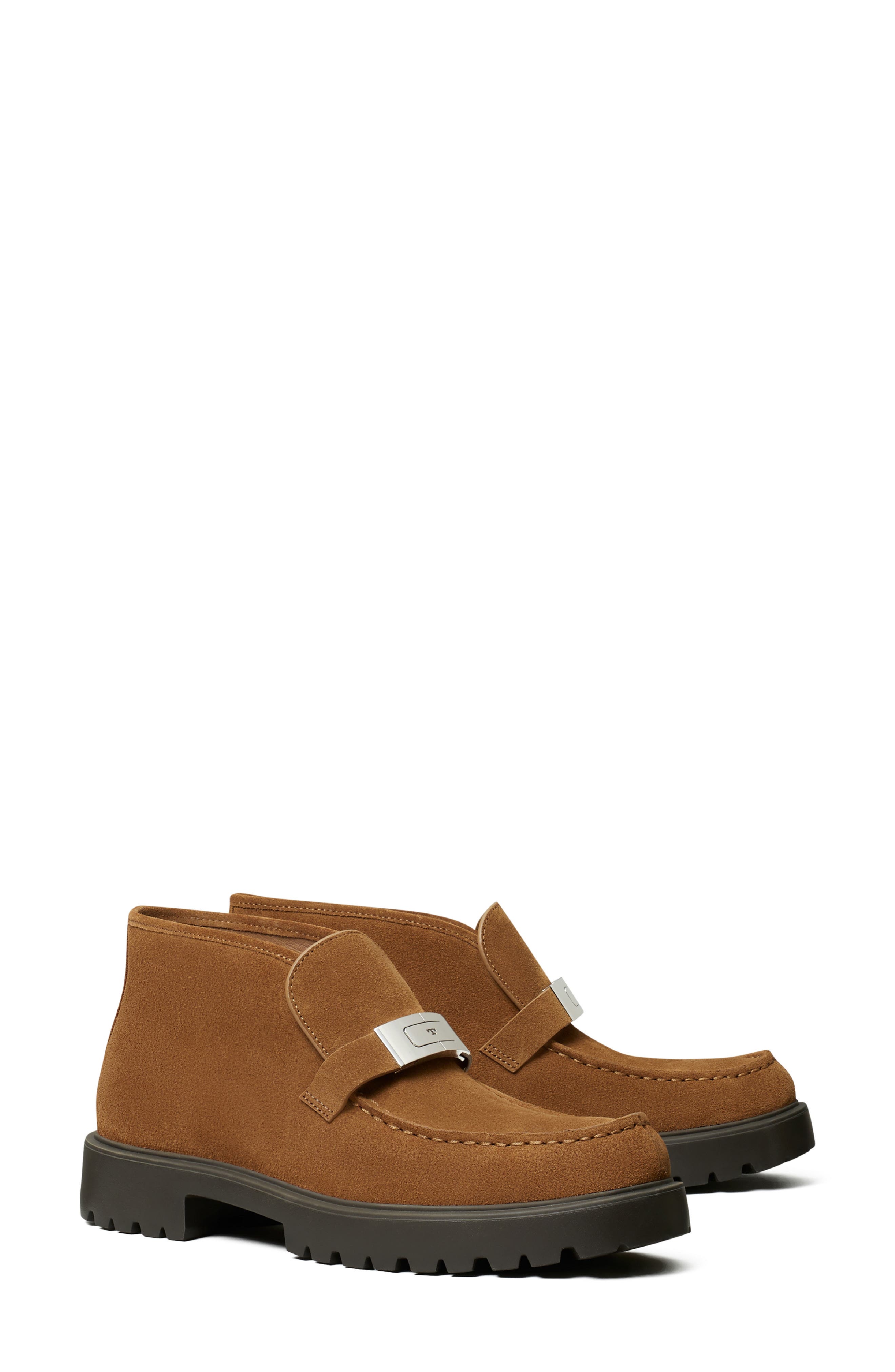 Leelee Lug Bootie, Main, color, WEATHERED OAK