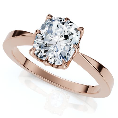 Bliss Diamond 1 1/2ct Cushion Solitaire Diamond Engagement Ring 14k Gold Lab Grown In 14k Rose Gold
