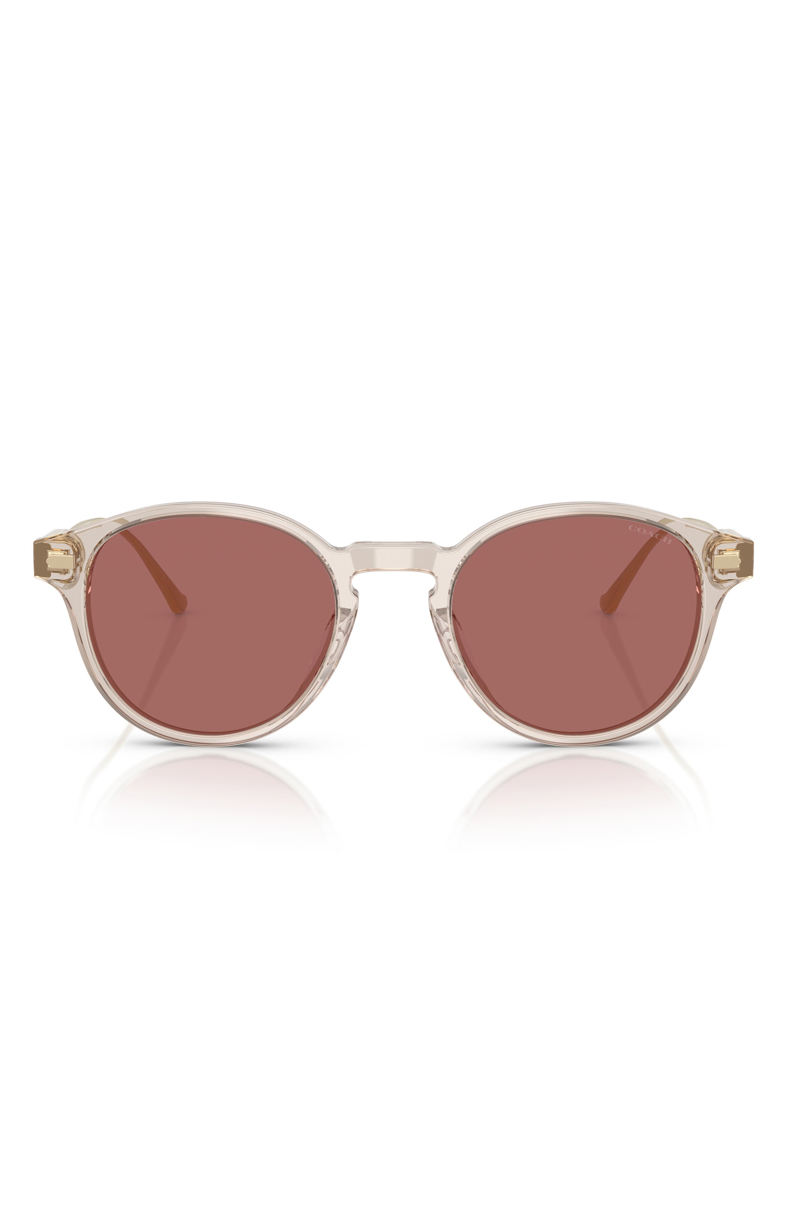 selected TRANSPARENT SAND / WINE SOLID