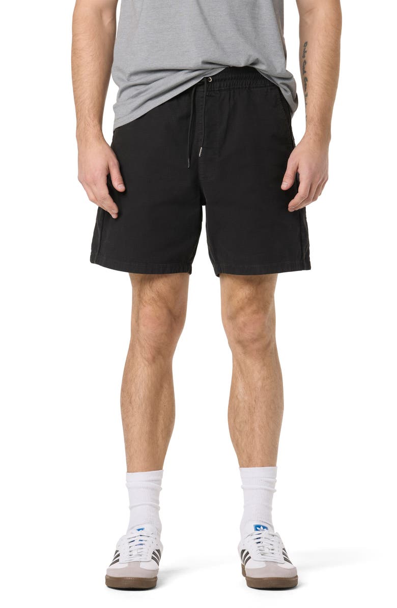 Hudson Jeans Drawstring Shorts, Main, color, Black