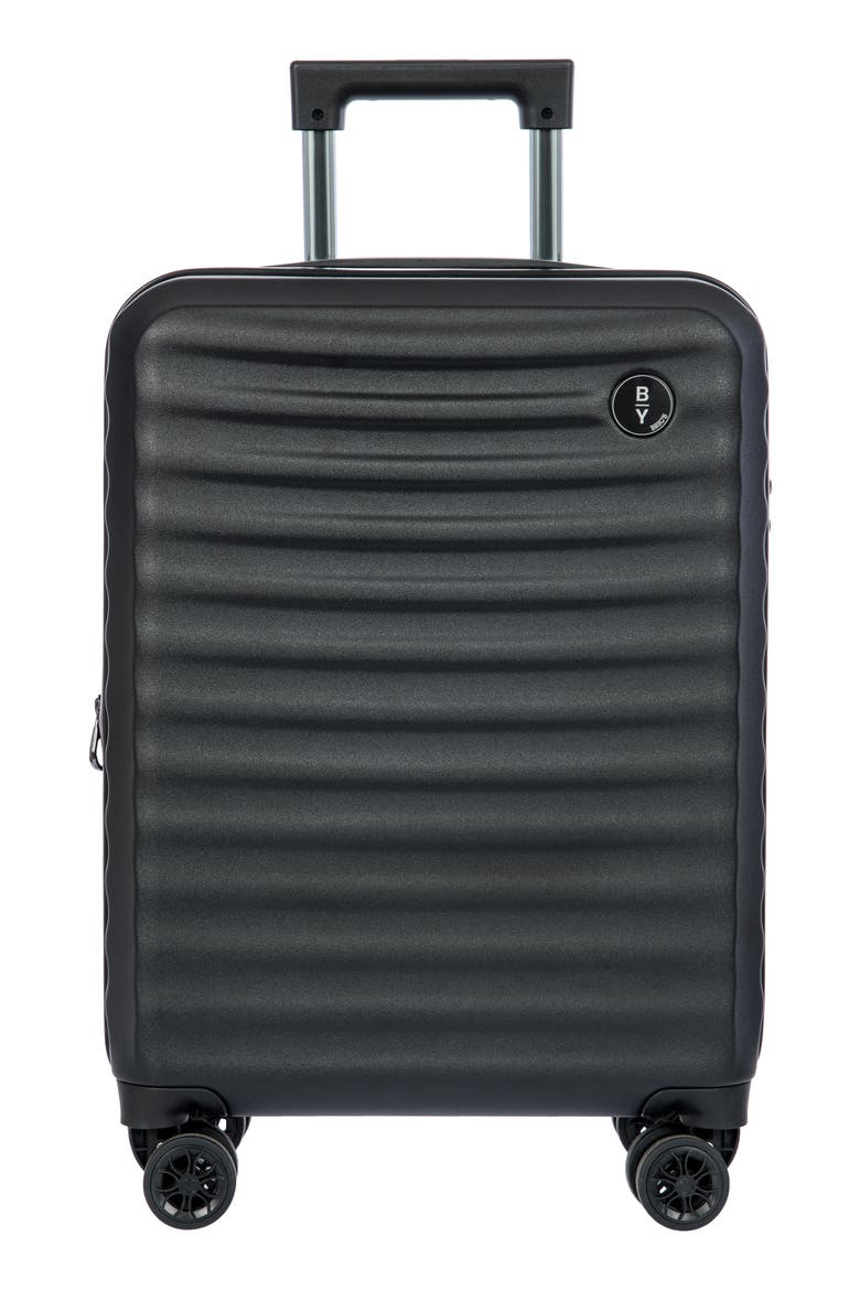 BY Bric's Nausicaa 21-Inch Expandable Spinner Suitcase, Main, color, BLACK