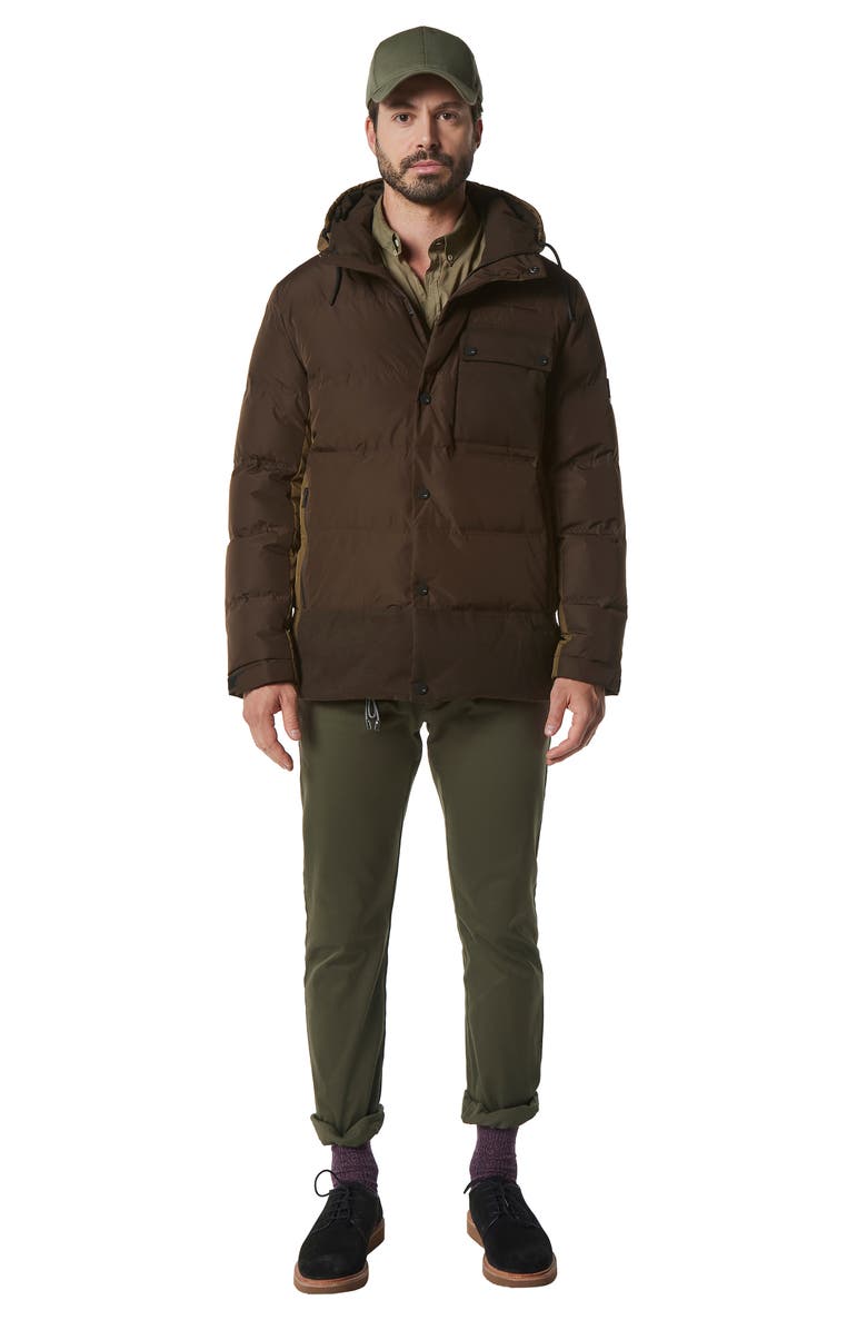 Marc New York Halifax Hooded Water Resistant Down & Feather Fill Jacket, Alternate, color, 