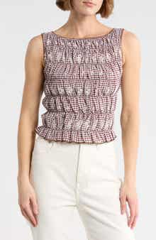 Vigoss Gingham Smock Tank