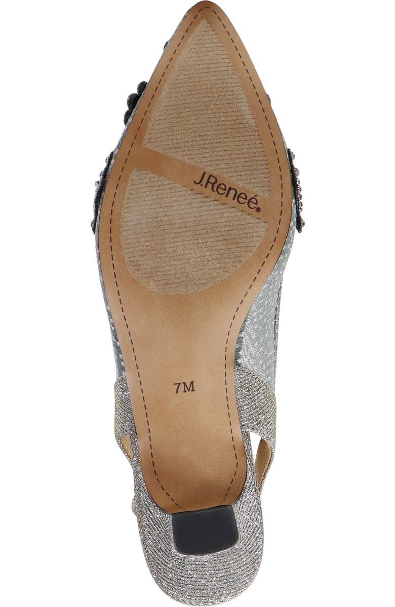 J. Reneé Strovanni Slingback Pump, Alternate, color, Pewter