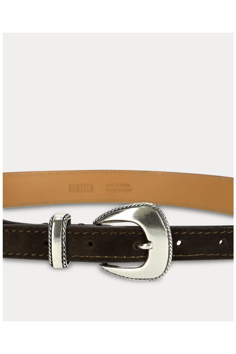 Arizona Silver Buckle Belt, Alternate, color, Brown