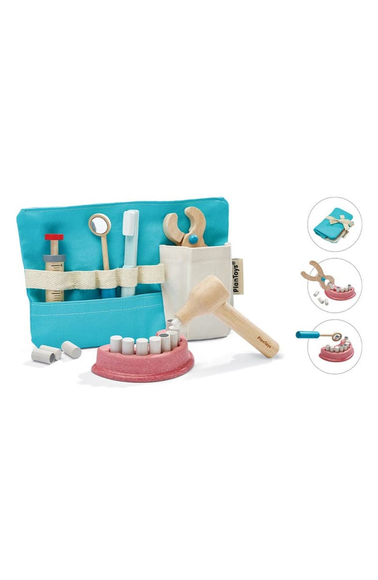PlanToys<sup>®</sup> 13-Piece Dentist Set, Alternate, color, Multi