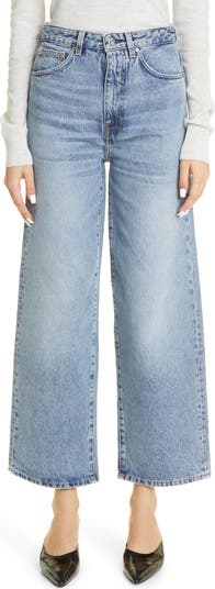 TOTEME Rigid Organic Cotton Flare Leg Jeans | Nordstrom