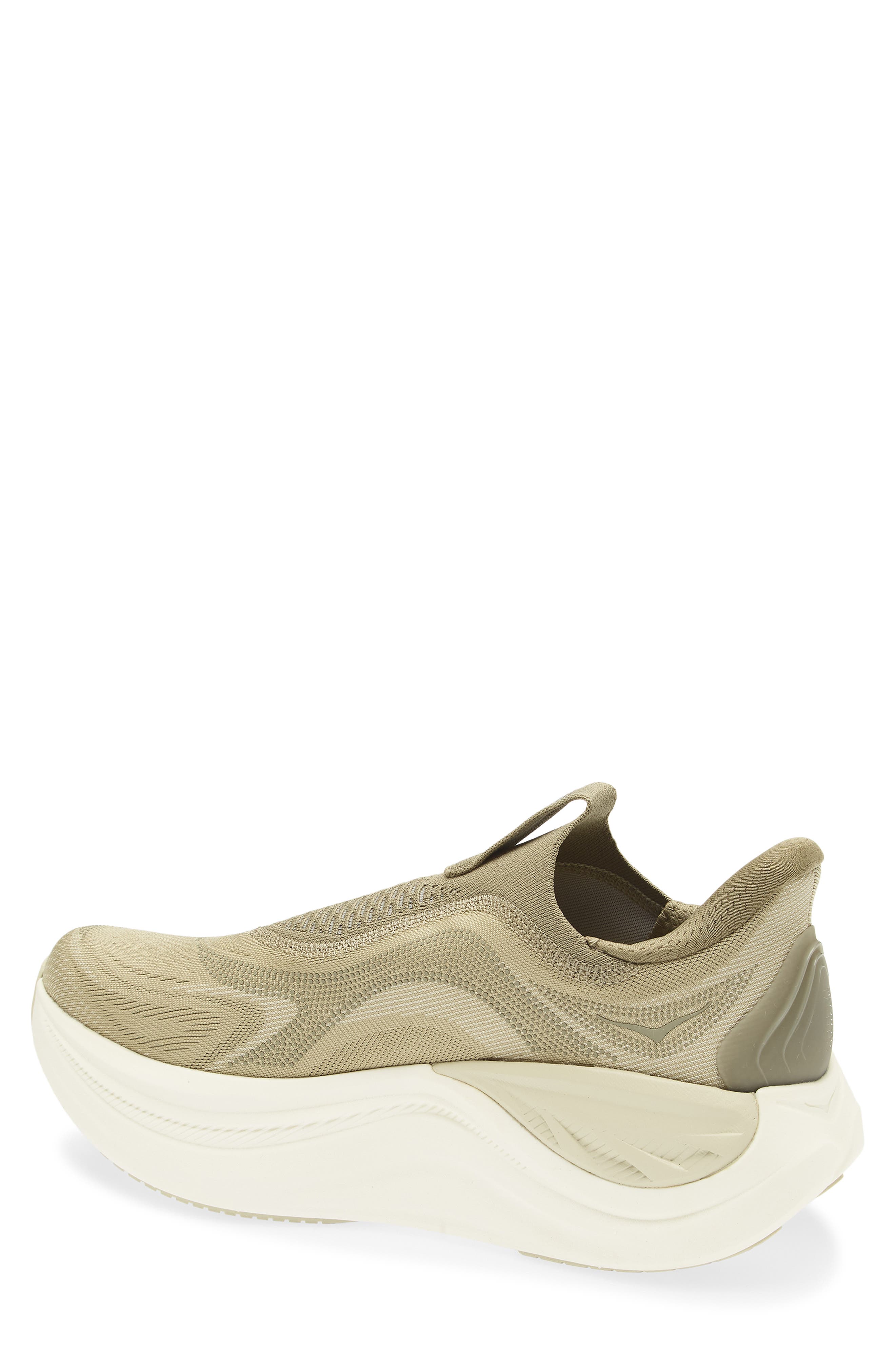 HOKA Skyward Laceless Recovery Sneaker, Alternate, color, Grassland / Wild Mushroom