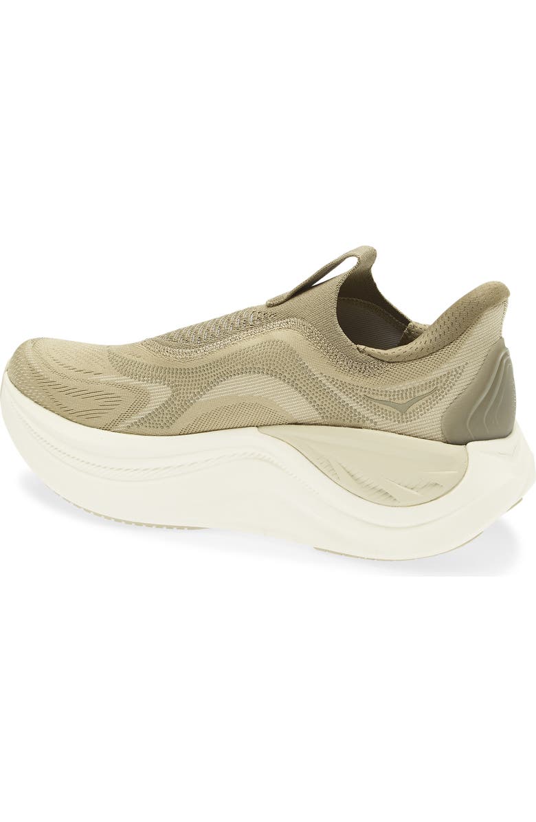 HOKA Skyward Laceless Recovery Sneaker, Alternate, color, Grassland / Wild Mushroom
