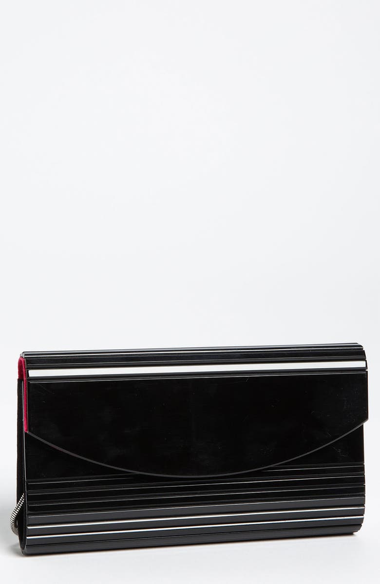 Sondra Roberts Resin Clutch, Main, color,