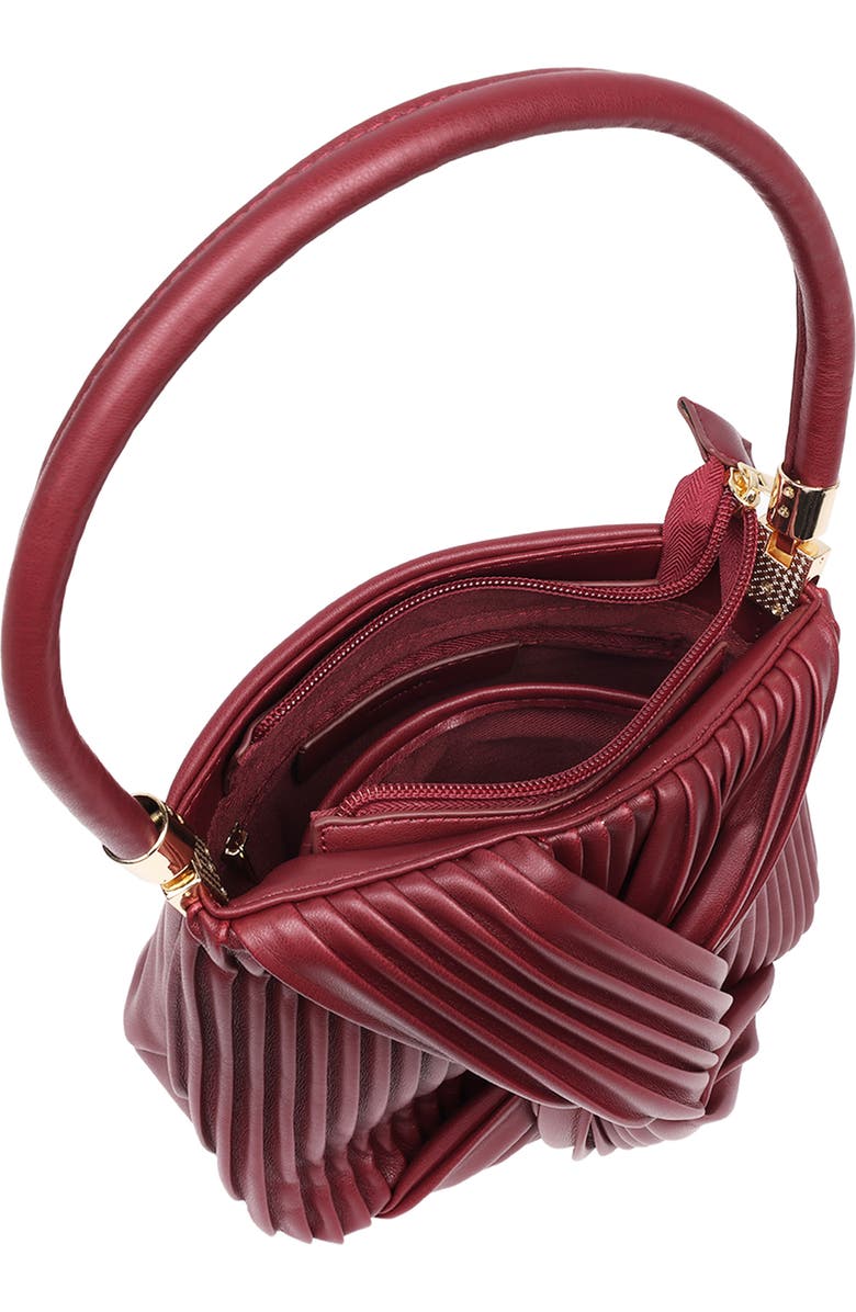JASON WU Pleated Knot Handbag, Alternate, color,