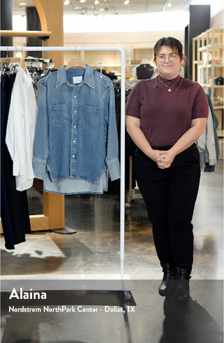 Ari Denim Button-Up Shirt, sales video thumbnail