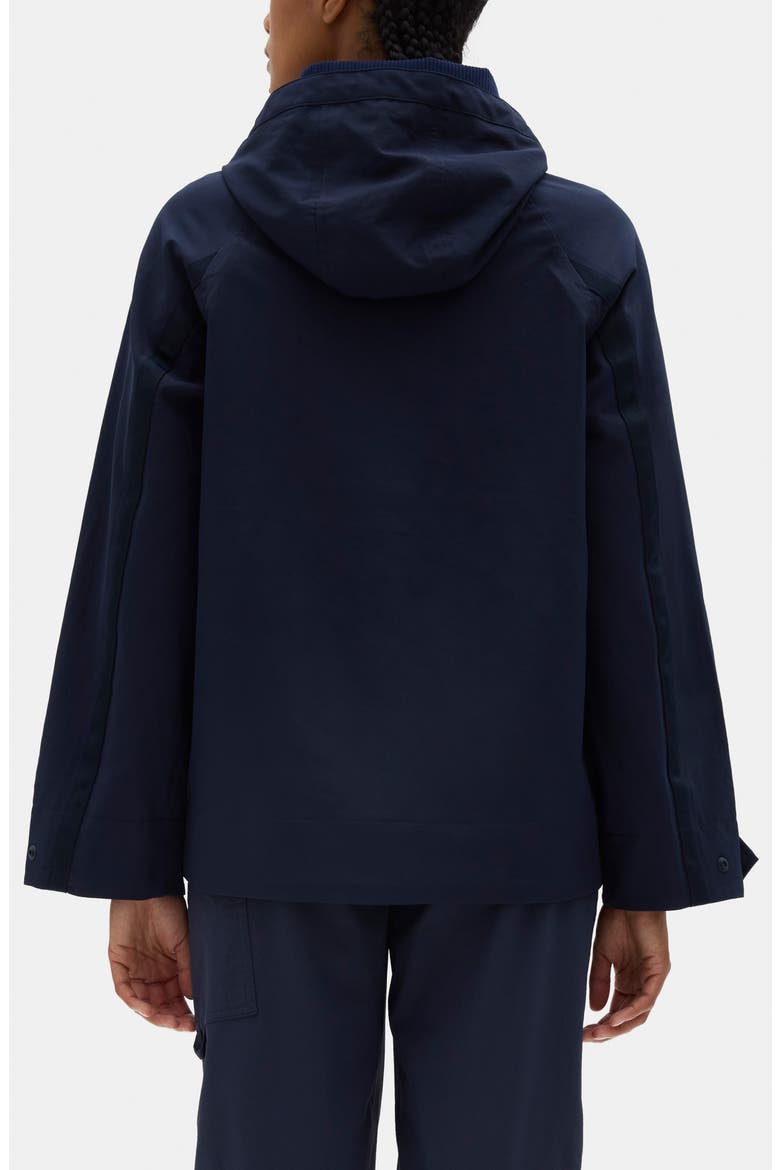 Hooded Rain Jacket, Alternate, color, NAVY