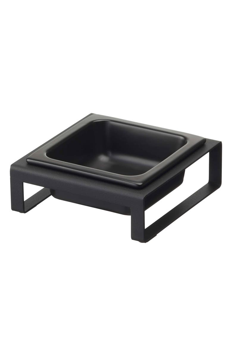 Yamazaki Short Elevated Single Bowl Pet Diner, Main, color,