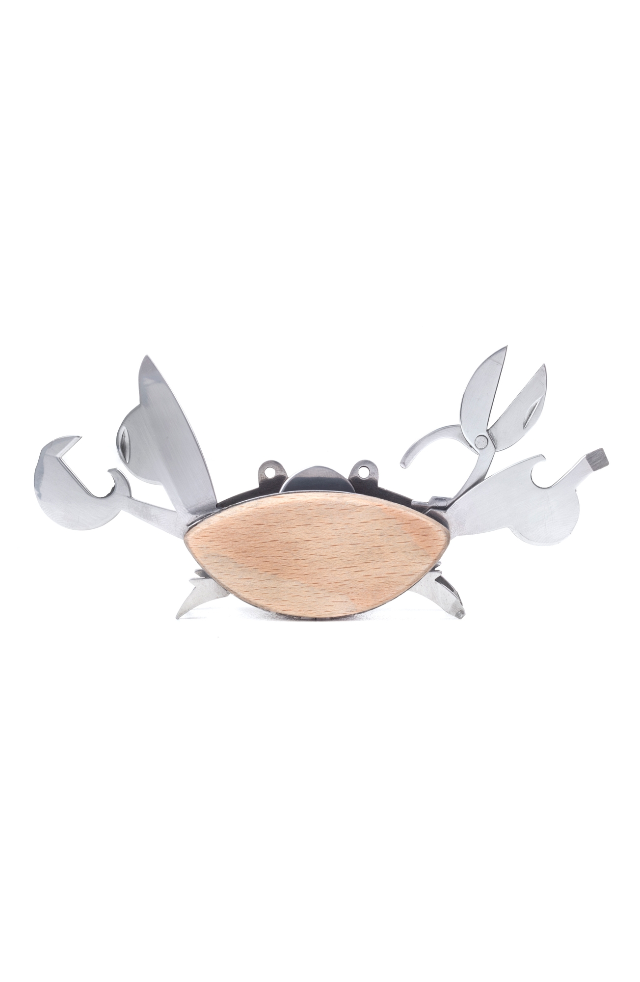 Kikkerland Design Crab Multi Tool - Wood