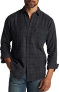 Rowan Redding Plaid Flannel Button-Up Shirt